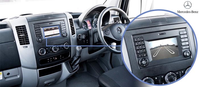 sprinter reversing camera screen